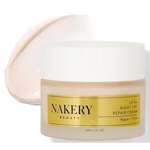 Nakery Beauty Night Cream Lift-Tox Repair Firming Anti-Aging 2 BOXES 2oz New SIB